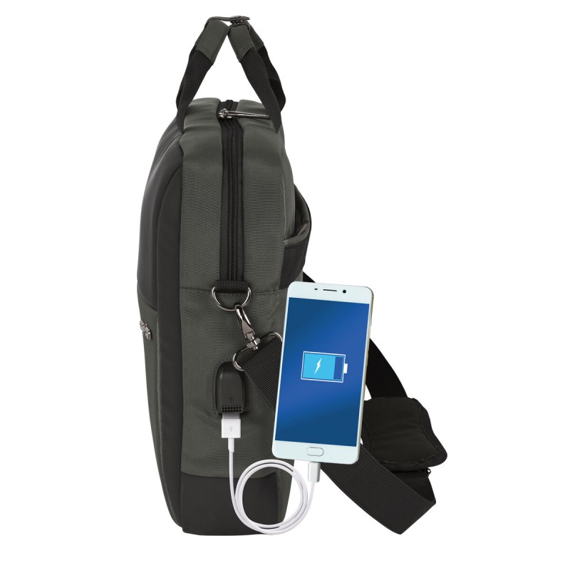 Tasche für Laptop & Tablet Safta +tablet+usb safta safta business  Grau 41 x 33 x 9 cm