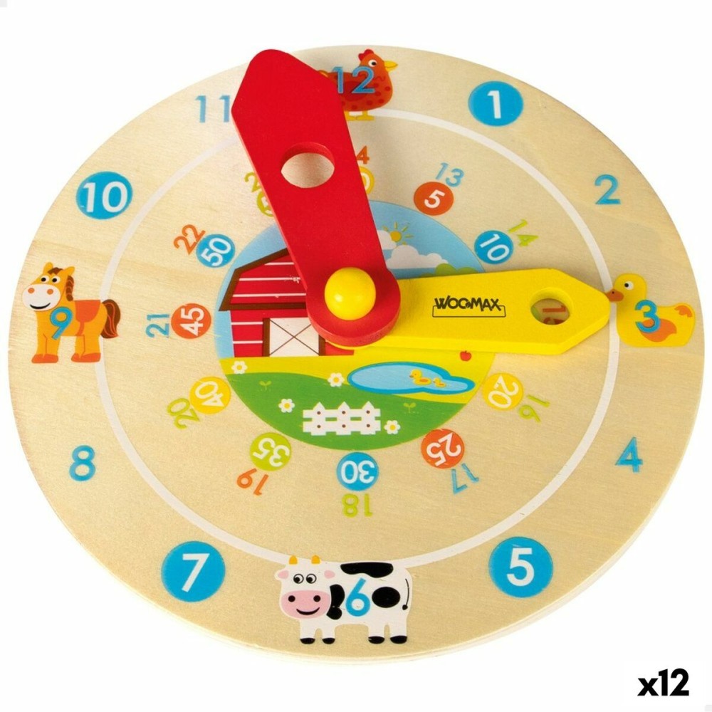 Jouet Educatif Woomax Montre (12 Unités)