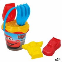 Beach toys set Cars Ø 14 cm (24 Units)