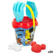 Strandspielzeuge-Set Mickey Mouse Ø 14 cm Kunststoff (24 Stück)