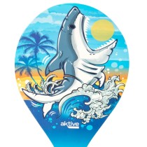 Raquettes de Plage avec Balle Aktive Requin 19,5 x 38 cm (24 Unités)