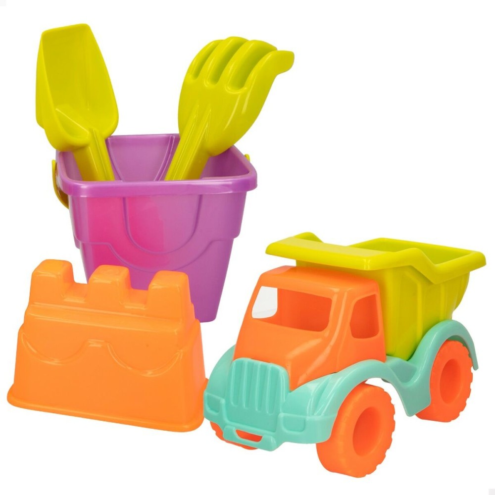 Set de jouets de plage Colorbaby 5 Pièces polypropylène (24 Unités)