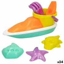 Strandspielzeuge-Set Colorbaby 7 Stücke Schiff Polypropylen (24 Stück)