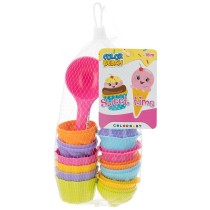 Set de jouets de plage Colorbaby 15 Pièces Moules Glace Cupcake (24 Unités)