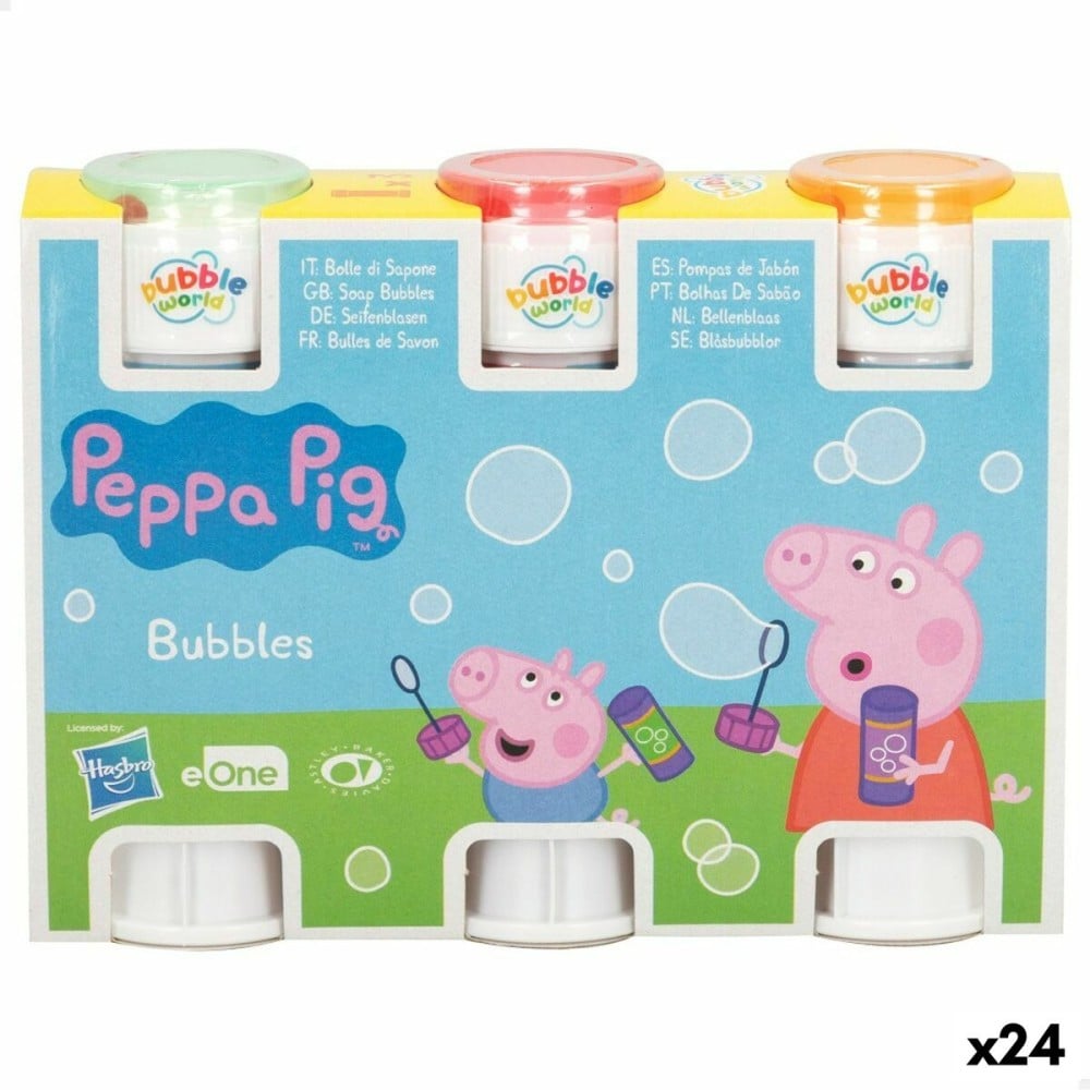 Blasebalg-Set Peppa Pig 3 Stücke 60 ml (24 Stück)