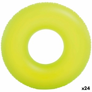 Bouée Gonflable Donut Intex Neon 91 x 91 cm (24 Unités)