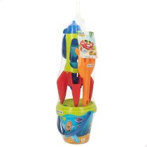 Set de jouets de plage Colorbaby Fusée polypropylène (25 Unités)