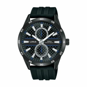 Men's Watch Lorus SPORTS Black (Ø 40 mm)