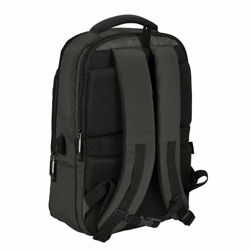 Laptop- und Tablet-Rucksack mit USB-Anschluss Safta Business Grau (29 x 44 x 15 cm)