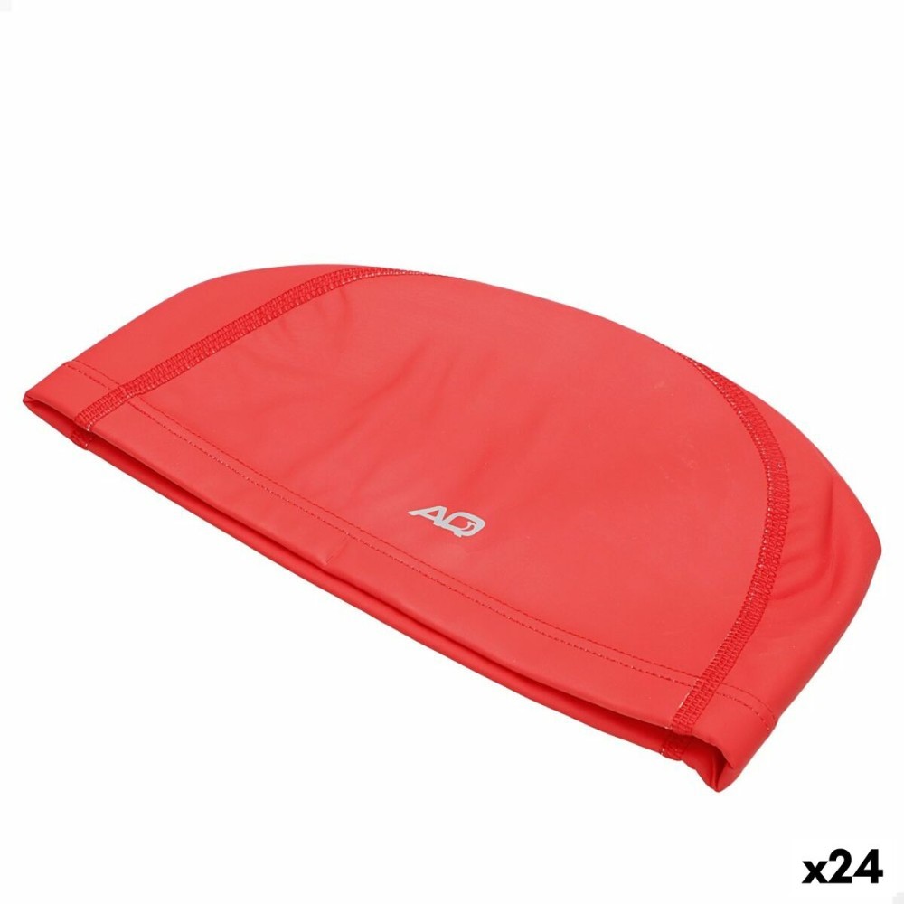 Bonnet de bain Aktive Bleu Rouge Polyester (24 Unités)