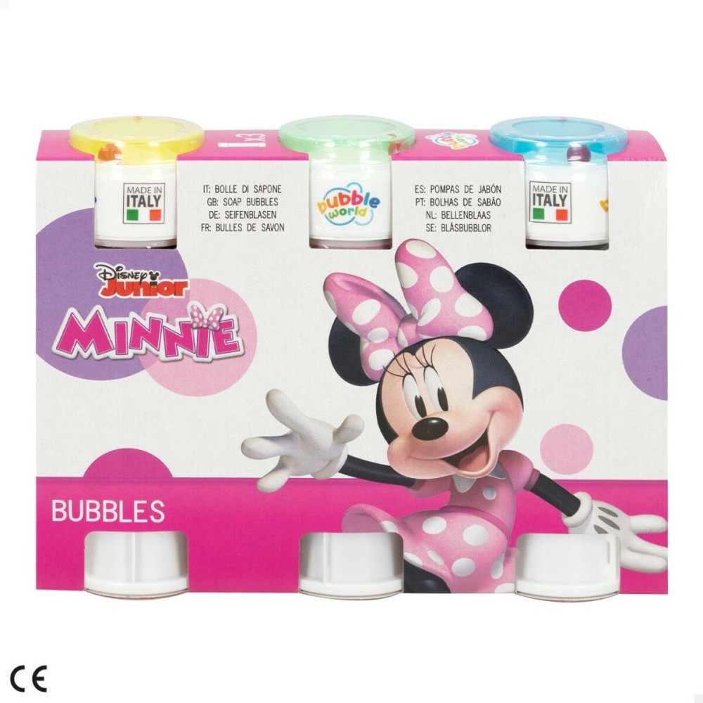 Seifenblasen Spiel Minnie Mouse 3,8 x 11,5 x 3,8 cm (24 Stück)