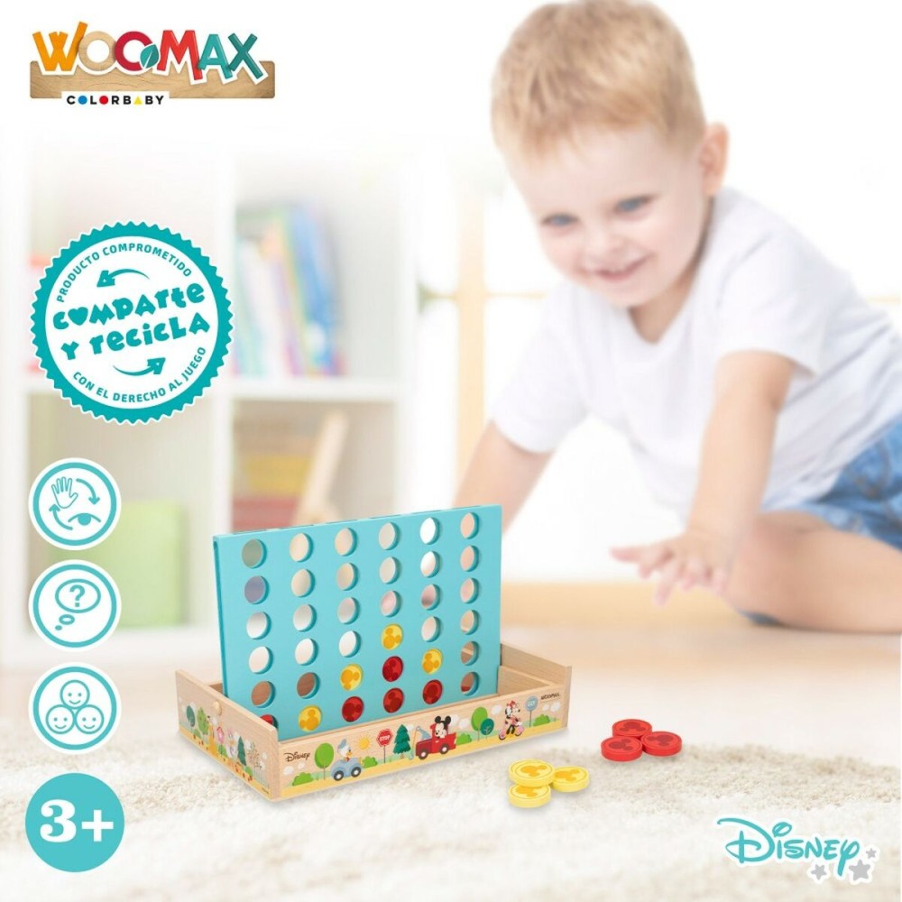 4 in a Row Disney 25 x 16 x 15,5 cm (6 Units) (37 Pieces)