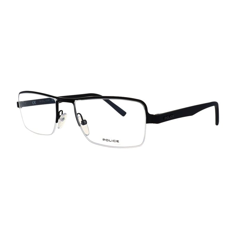 Men' Spectacle frame Police Black Ø 52 mm