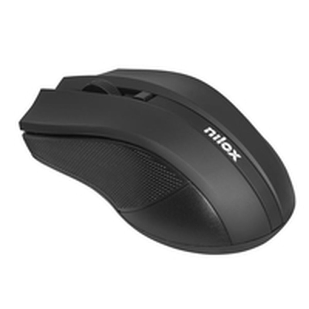 Schnurlose Mouse Nilox MOWI1001 1600 DPI Schwarz