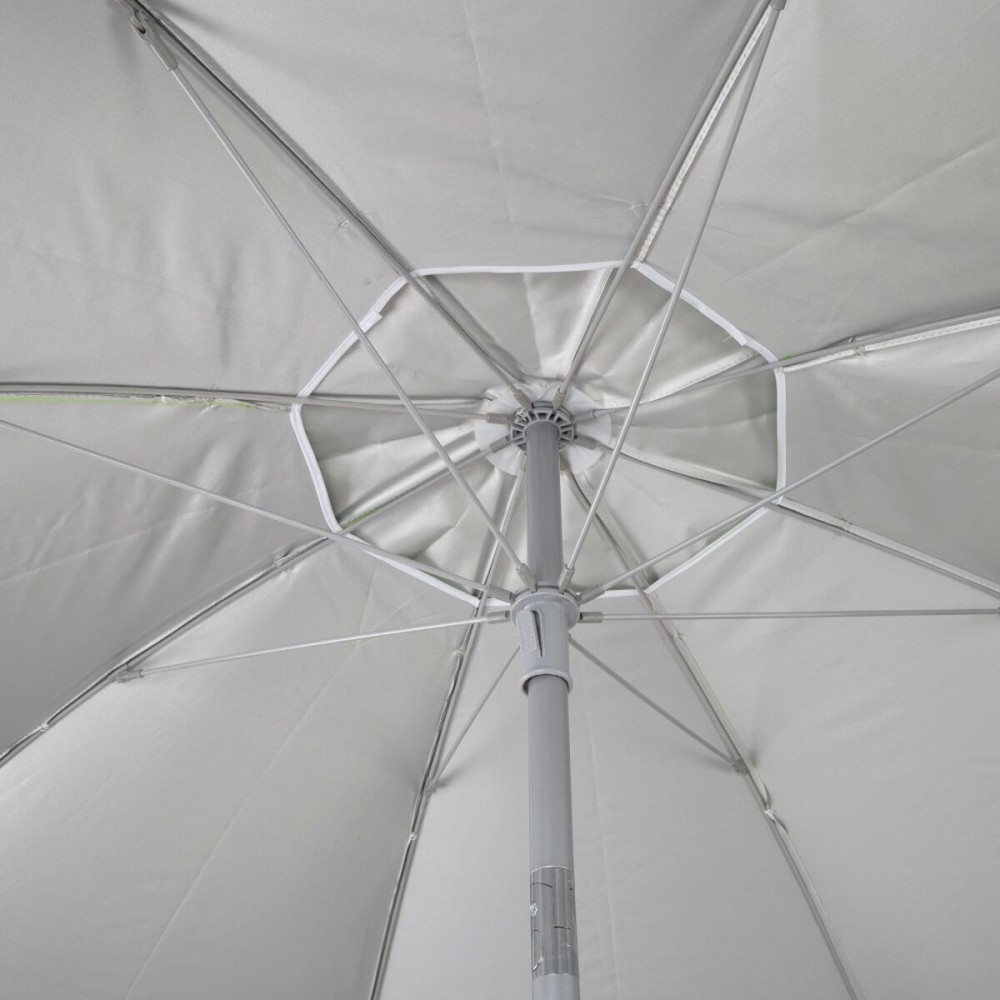 Parasol Aktive UV50 Ø 200 cm Bleu Polyester Aluminium 200 x 198,5 x 200 cm (6 Unités)