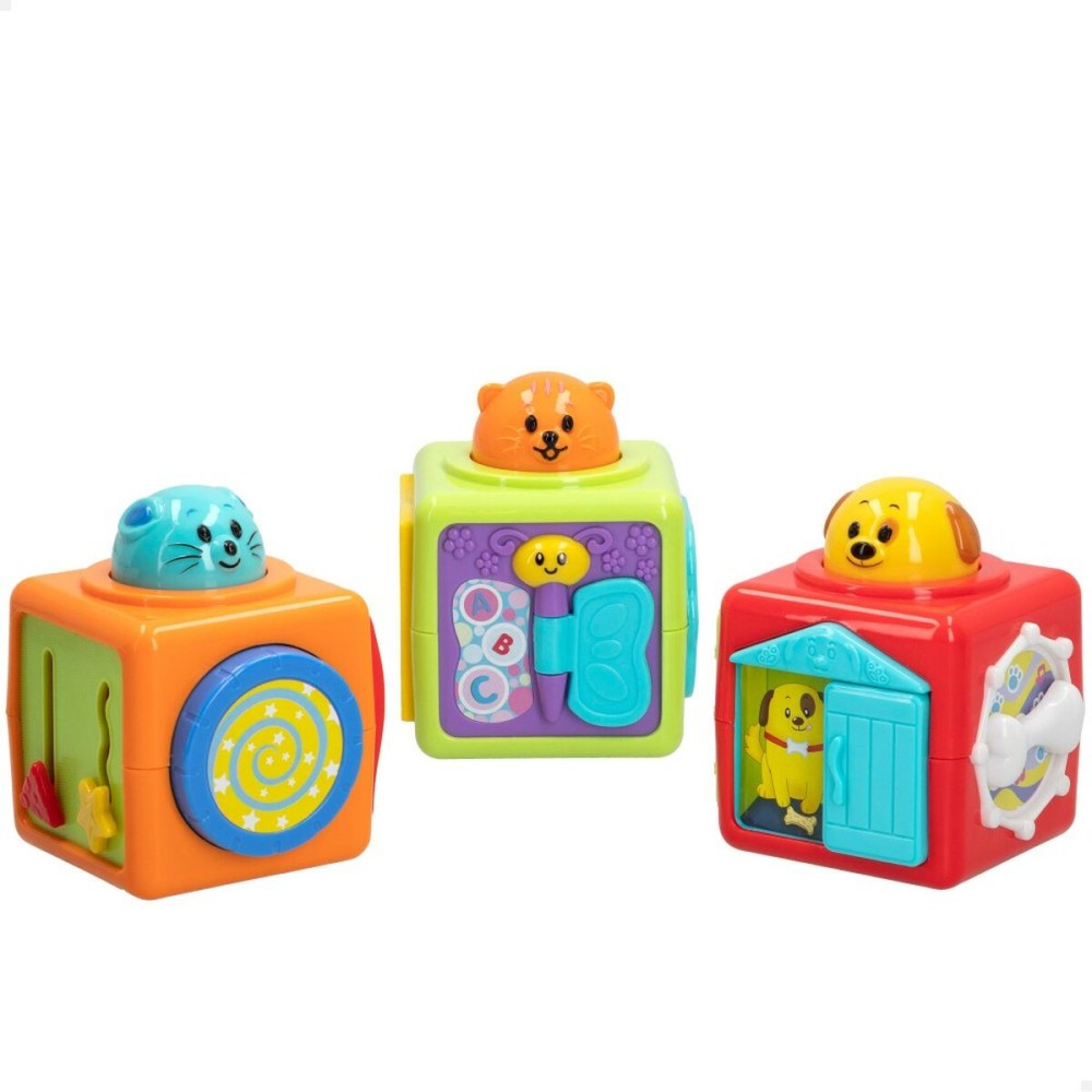 Jeu d'adresse pour bébé Winfun 3 Pièces 8 x 24,5 x 8 cm (6 Unités)