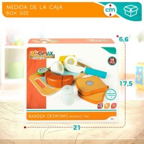 Set de jouets alimentaires Woomax Petit-déjeuner 14 Pièces (4 Unités)