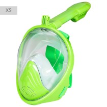 masque de plongée AquaSport Vert XS (4 Unités)