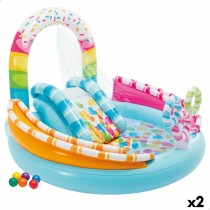 Inflatable Paddling Pool for Children Intex Sweets 165 L 170 x 122 x 168 cm (2 Units)