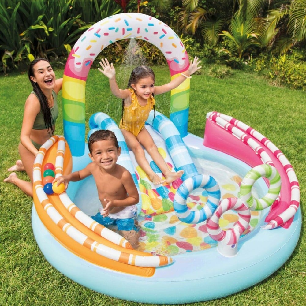 Inflatable Paddling Pool for Children Intex Sweets 165 L 170 x 122 x 168 cm (2 Units)