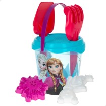 Beach toys set Frozen Elsa & Anna Ø 18 cm (16 Units)