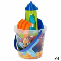 Strandspielzeuge-Set Colorbaby Mr Craby Ø 18 cm Polypropylen (16 Stück)