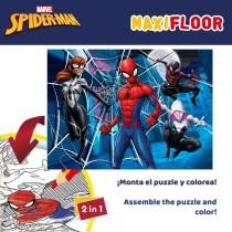 Puzzle Enfant Spider-Man Double face 60 Pièces 70 x 1,5 x 50 cm (6 Unités)