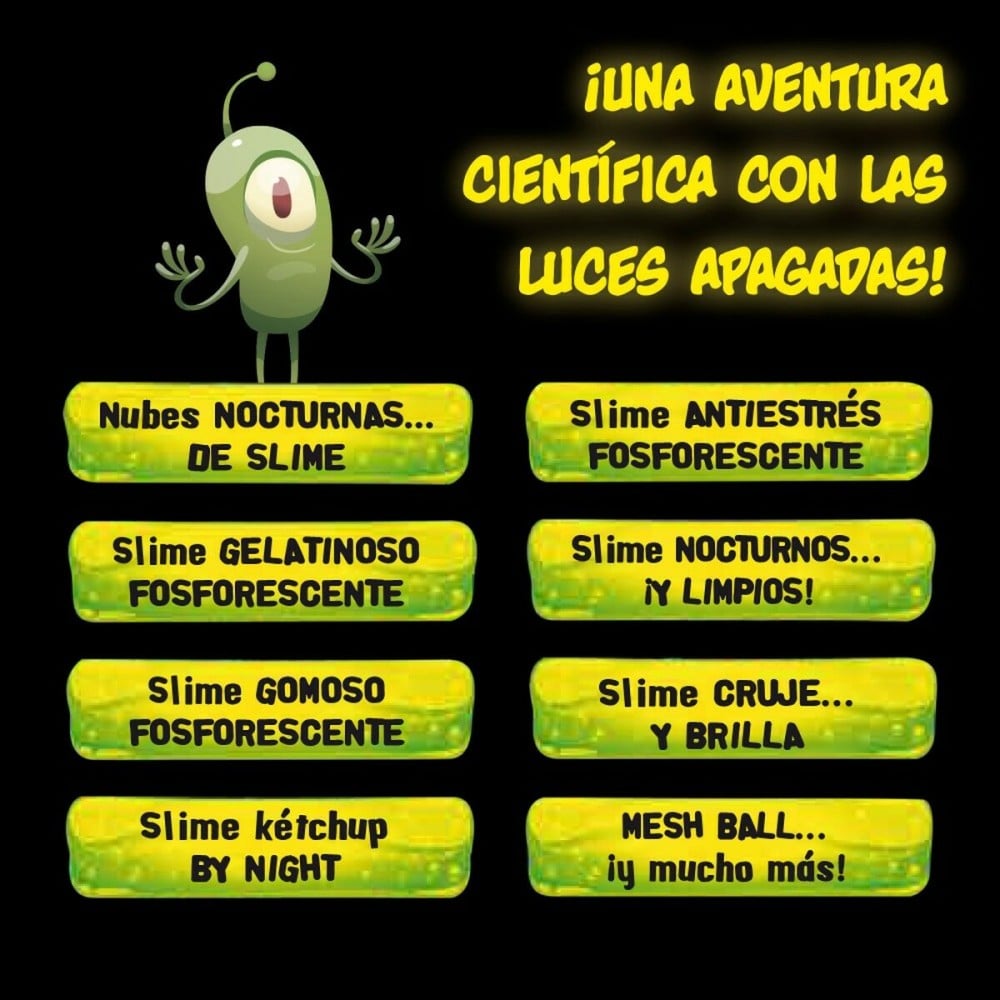 Science Game Lisciani Night Slime ES (6 Units)