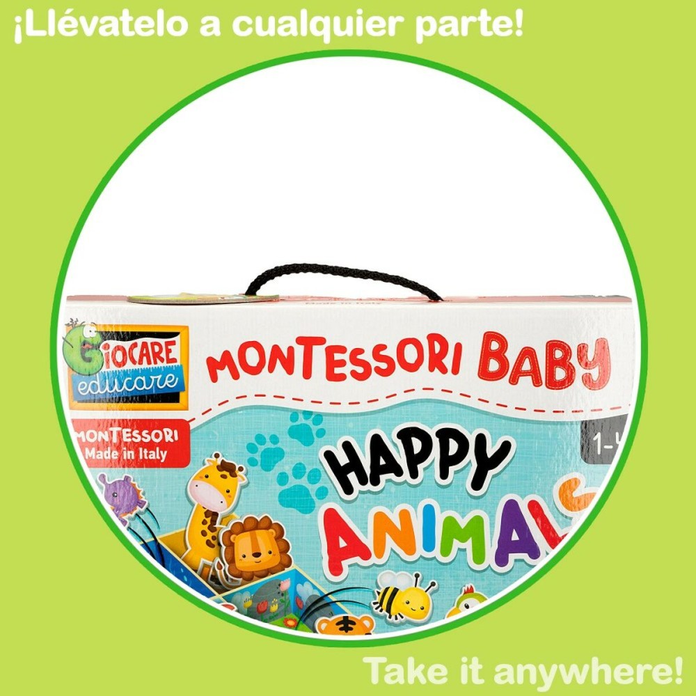 Jouet Educatif Lisciani 26 x 6 x 26 cm animaux Méthode Montessori 67 Pièces 6 Unités