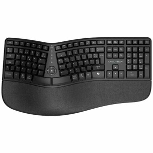 Drahtlose Tastatur Owlotech EK500 Schwarz Qwerty Spanisch