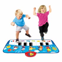 Toy piano Winfun 90 x 0,5 x 38 cm Blue animals (6 Units)