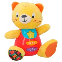 Soft toy with sounds Winfun Cat 16 x 17,5 x 10,5 cm (6 Units)