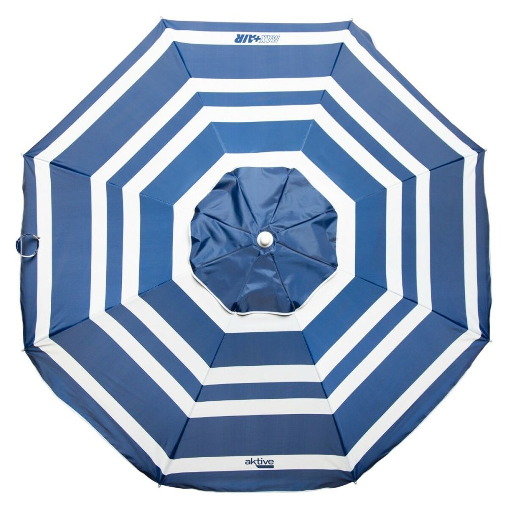 Parasol Aktive UV50 Ø 220 cm Polyester Aluminium 220 x 214,5 x 220 cm (6 Unités)