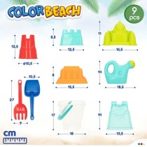 Beach toys set Colorbaby polypropylene (12 Units)