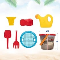 Beach toys set Cars polypropylene (12 Units)