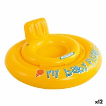 Baby float Intex Yellow 70 x 25 x 70 cm (12 Units)