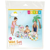 Aufblasbares Planschbecken für Kinder Intex Tropical Ringe 150 l 122 x 25 cm (12 Stück)