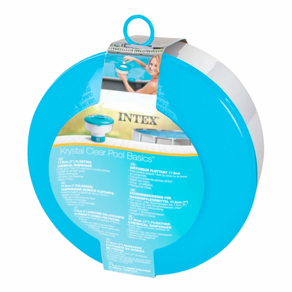 Distributeur de Chlore Intex Piscine 12 Unités 17,8 x 17,8 cm