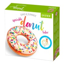 Inflatable Wheel Intex Donut White 114 x 25 x 114 cm (12 Units)