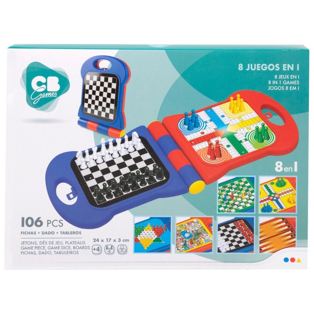 Board game Colorbaby Chess 24 x 3 x 17 cm (12 Units) (105 Pieces)