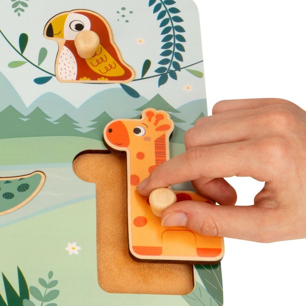 Child's Wooden Puzzle Woomax (12 Units)