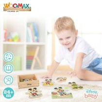 Puzzle enfant en bois Disney + 2 Ans (12 Unités)