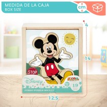 Puzzle enfant en bois Disney + 2 Ans (12 Unités)