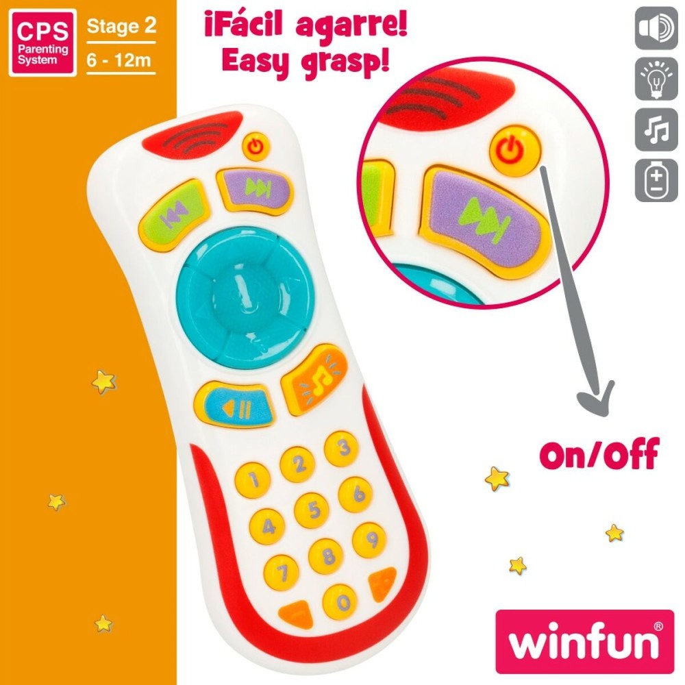 Manette de jouet Winfun 7 x 16,5 x 3 cm (12 Unités)