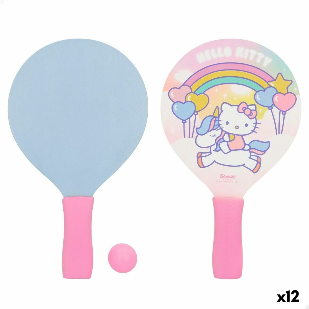 Beach Spades with Ball Hello Kitty Wood (12 Units)