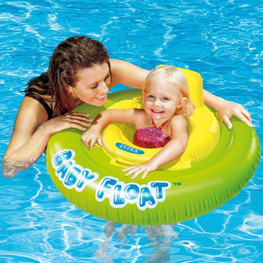 Baby-Schwimmer Intex Gelb grün Ø 76 cm (12 Stück)