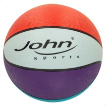 Ballon de basket John Sports Rainbow 7 Ø 24 cm 12 Unités