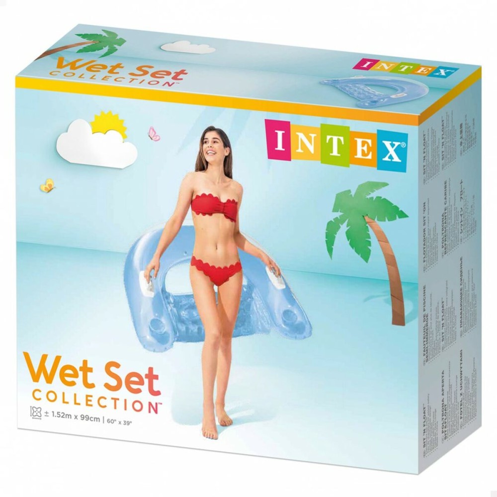 Aufblasbarer Sessel fürs Schwimmbad Intex Sit N'Float 152 x 28 x 99 cm