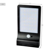 Lampe solaire Aktive 11 x 3 x 19 cm (12 Unités)