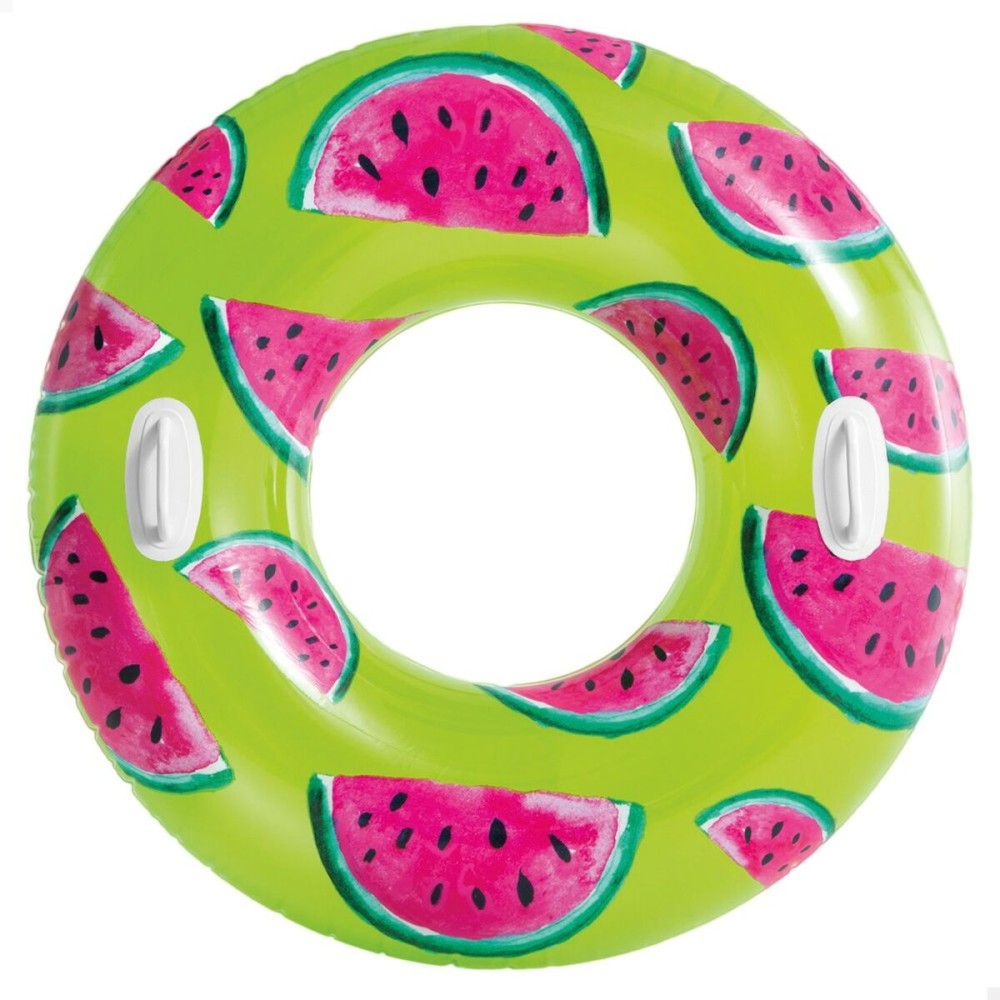 Bouée Gonflable Donut Intex Tropical Fruits Ø 107 cm (12 Unités)